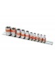 Set 10 tubulare prindere 1/4" & 3/8" x E4 E18 CRV Gadget DIY